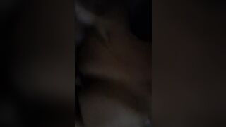 Cumming all over little Baebug after she Desperately Cums on his Huge Cock