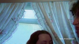 Kim Kissing a Huge Boobed BBW Redhead