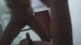 Amazon Postion in POV Perspective Spreading the Legs of the Sissy Man to Fuck him really Good Femdom