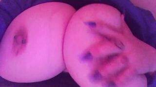 Playing with my Huge Boobs