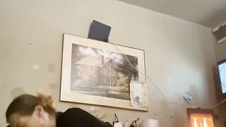 Escort Girl Slobbers on his Fat Cock so Fucking Hot