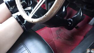No Panties Pedal Pumping a Chevy Camaro SS 350