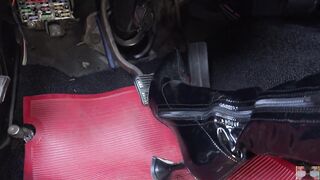 No Panties Pedal Pumping a Chevy Camaro SS 350