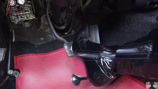 No Panties Pedal Pumping a Chevy Camaro SS 350