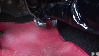 No Panties Pedal Pumping a Chevy Camaro SS 350