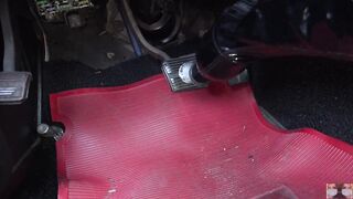 No Panties Pedal Pumping a Chevy Camaro SS 350