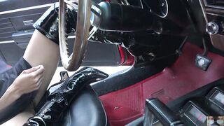 No Panties Pedal Pumping a Chevy Camaro SS 350