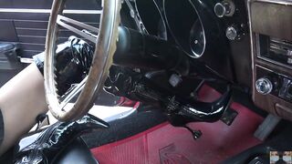 No Panties Pedal Pumping a Chevy Camaro SS 350