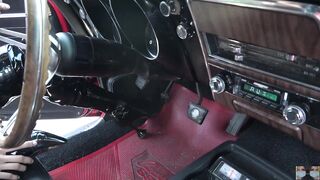 No Panties Pedal Pumping a Chevy Camaro SS 350
