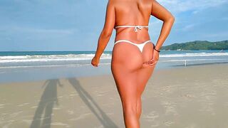 RISK FULL NAKED BODY PAINTING BIKINI IN PUBLIC