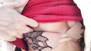 Her Nipples want a Fresh Breeze