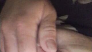 Big tit wife recorded while husband eats pussy
