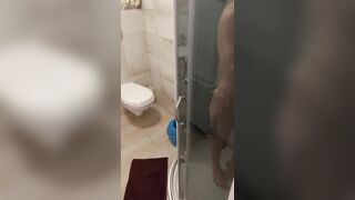 Drobna Studentka Masturbacja Bardzo Mokra Cipka Pod Prysznicem Przylapana Z  