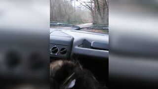 branlette sexy voiture