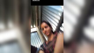 Desi cute cousin fucked in outhouse