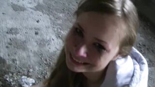 Rough blowjob