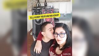 Army Latina slut wife impregnated