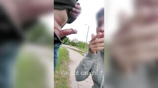 Get Caught! Unexpected Blowjob on the Street