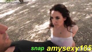 HORNY PORNSTAR ANGELA WHITE BANGED IN OUTDOORS SNAPCHAT AMYS