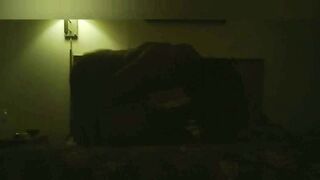 Big Girthy Dick Jumping in Thick Yellow Freak's Guts, Rearranging her Pussy.
