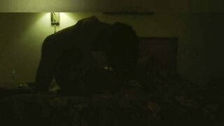 Big Girthy Dick Jumping in Thick Yellow Freak's Guts, Rearranging her Pussy.