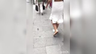 Turkish milf transparan elbise tangasi gorunuyor