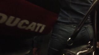Ass and ass in metro