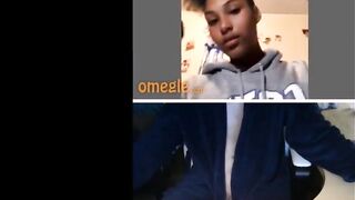 Girl watches my dick on cam