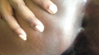 BBW BLACK SLUT TINDER BIG ASS CLIT TITS AND CUMSHOT