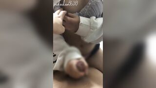 【主観】ストリート系のセフレに手コキさせた