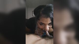 Ebony sucking Dick (second nut tonight)
