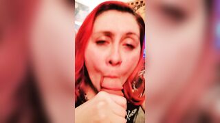 Eros Empress Goth Witch Blowjob, cumshot, cumplay and swallow