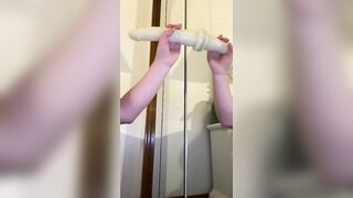 Petite Teen Training To Give Daddy A Wet Blowjob