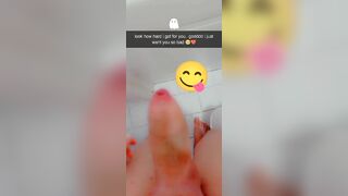 Snapchat horny masturbation for you {snippet} (FULL VID WITH ORGASM ON ONLYFANS/ThickMonki)