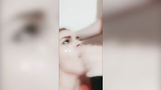 Played with snapchat filters and he got a great idea :)