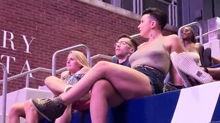 No bra Hard nipples