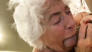 GRAY GRANNY 80YO SUCKING COCK