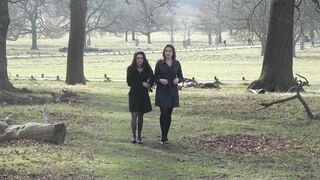 Two ladies & two fine sets of erect nipples in Richmond