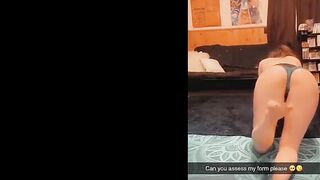 Aftynrose Private Snapchat Shower And Boobs Pressing Video