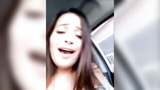 Sara has hot fun in public, squirts for a stranger
