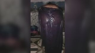 Desi village girl Priya bhabhi bathing in bathroom and husband make film