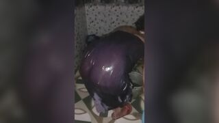 Desi village girl Priya bhabhi bathing in bathroom and husband make film