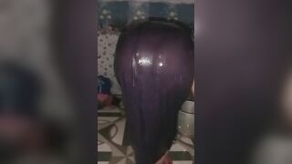 Desi village girl Priya bhabhi bathing in bathroom and husband make film