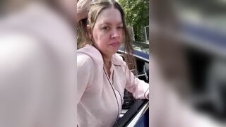 Pam & Ed Dirtiest Devon Amateurs in public dogging slut milf huge swinging tits heels secretary outdoor car sex