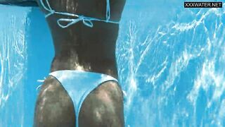Angelica Heart amazing babe underwater