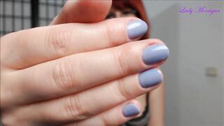 Purple Fingernails Tease 2013