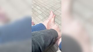 I want you to cum all over my feet
