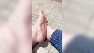 I want you to cum all over my feet