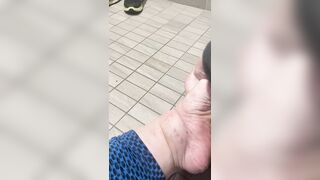I want you to cum all over my feet