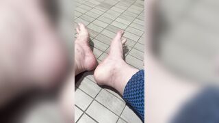 I want you to cum all over my feet